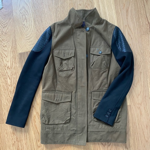 Ponte Sleeve Utility Jacket - Picture 5 of 6